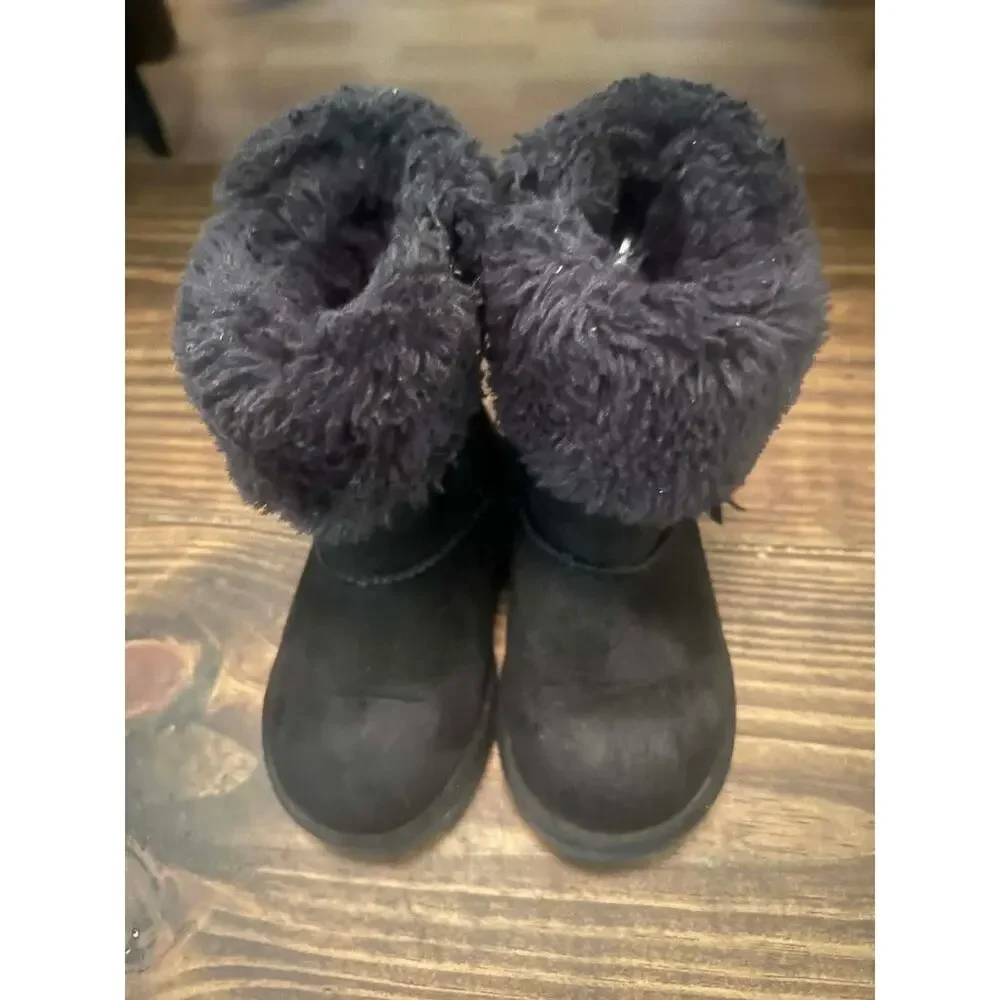 Makalu Toddler Black Winter Boots – Size 7